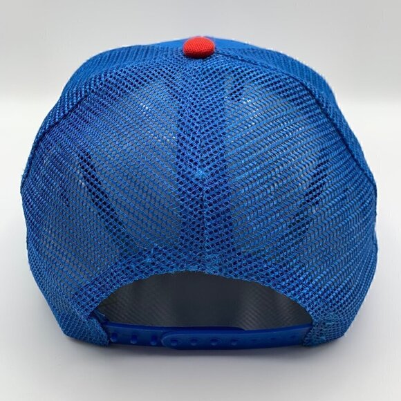 Chicago Cubs MLB Vintage Blue Universal Snapback Trucker Hat Mens M/L - Picture 3 of 5